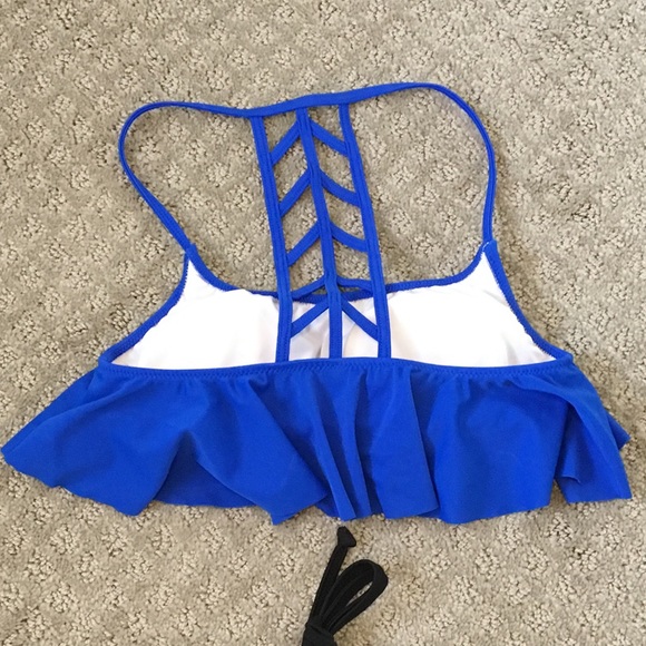 Pink VS flounce bikini top - Picture 3 of 5